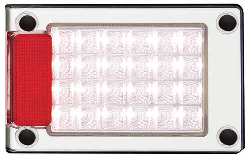 LED REAR REVERSE LAMP WHITE 12V/24V