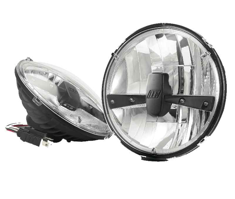 HIGH/LOW 7IN LED HEADLAMP 10-32V SINGLE