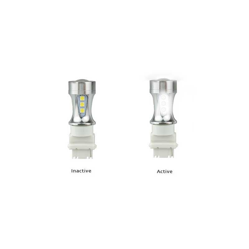 Wedge Style Reverse Led T20 WHITE REVERSE WEDGE BULB 12-24 VOLT — Hy Way