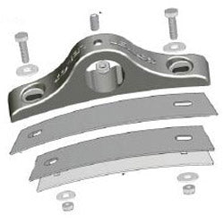 POLISHED BRACKET FOR METAL MUDGUARD