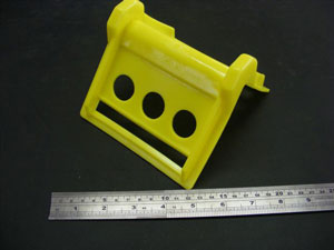 MINI PALLET ANGLE YELLOW 100MM