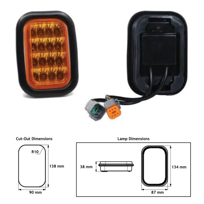 LUCIDITY RECTANGULAR INDICATOR LED LINK