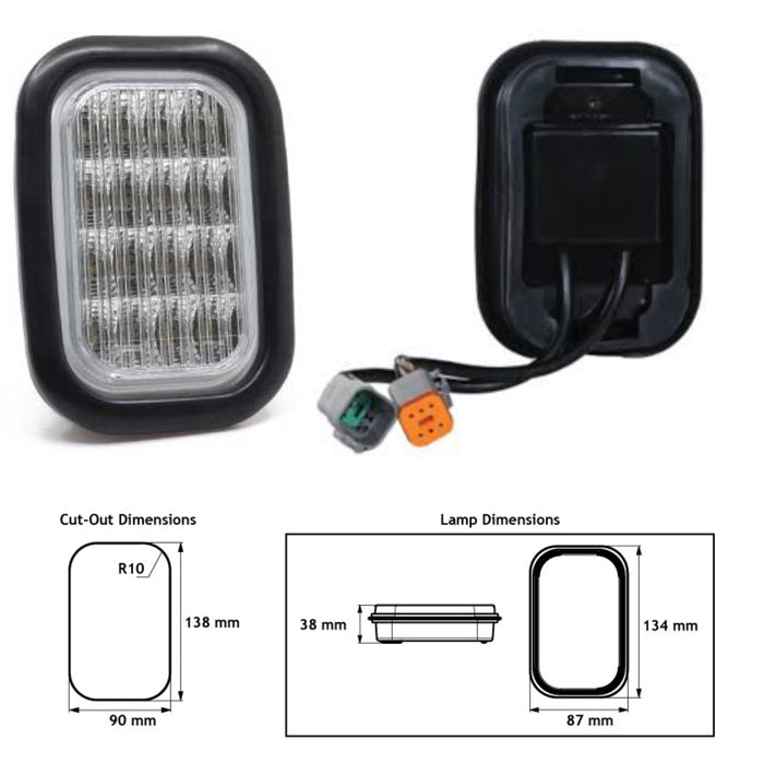 LUCIDITY RECTANGULAR REVERSE LED LINK