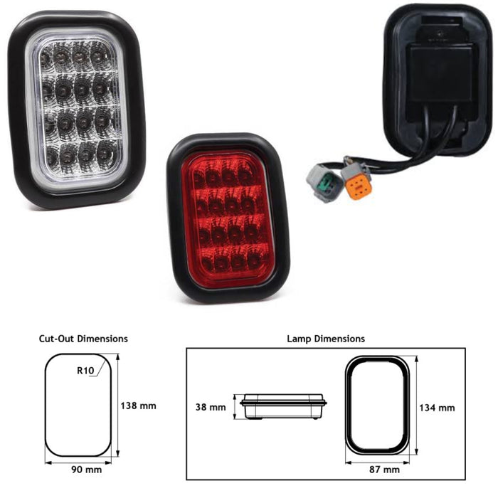 LUCIDITY RECTANGULAR STOP/TAIL LED LINK