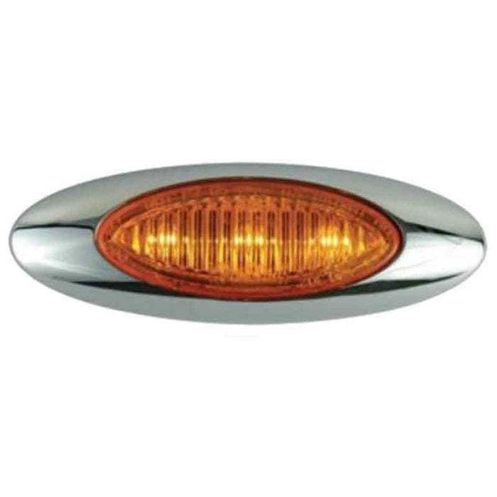 PANEL LIGHT LED CLEAR/AMBER 12 VOLT
