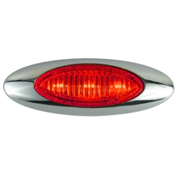 PANEL LIGHT LED CLEAR/RED 12 VOLT