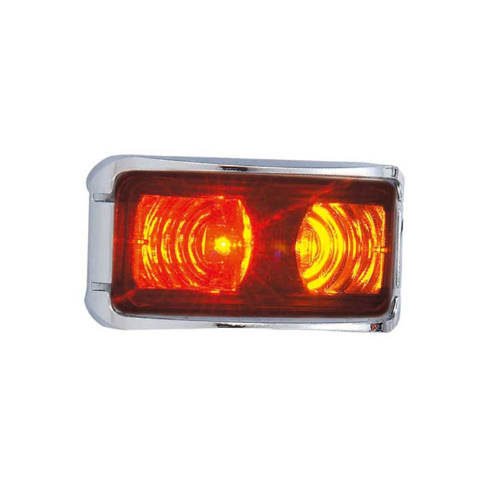 LUCIDITY MARKER LAMP AMBER/RED MULTIVOLT