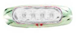 LUCIDITY LED SIDE MARKER WHITE 12/24V