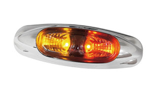 LUCIDITY LED MARKER CLEAR RED/AMBER MULT