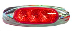 LUCIDITY LED SIDE MARKER RED 12/24V