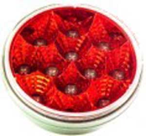 LUCIDITY LED 4IN ROUND RED/RED 12/24V