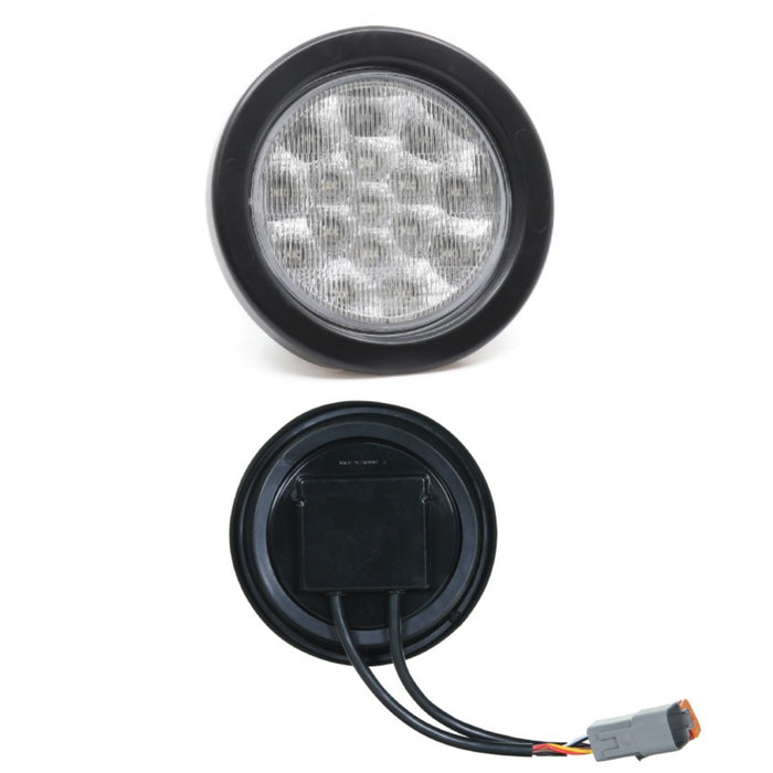 LUCIDITY LED 4IN ROUND CLEAR/WHITE LINK