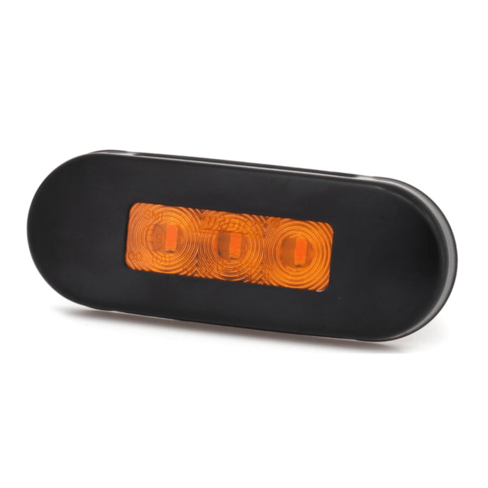 LUCIDITY MARKER AMB/AMB BLACK STAINLESS
