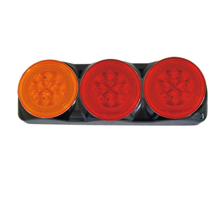 LUCIDITY GLO TRAC BLACK REAR COMBO LAMP