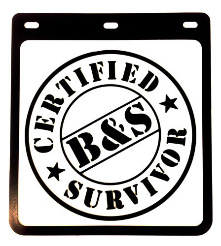 MUDFLAP 250X230MM B & S SURVIVOR