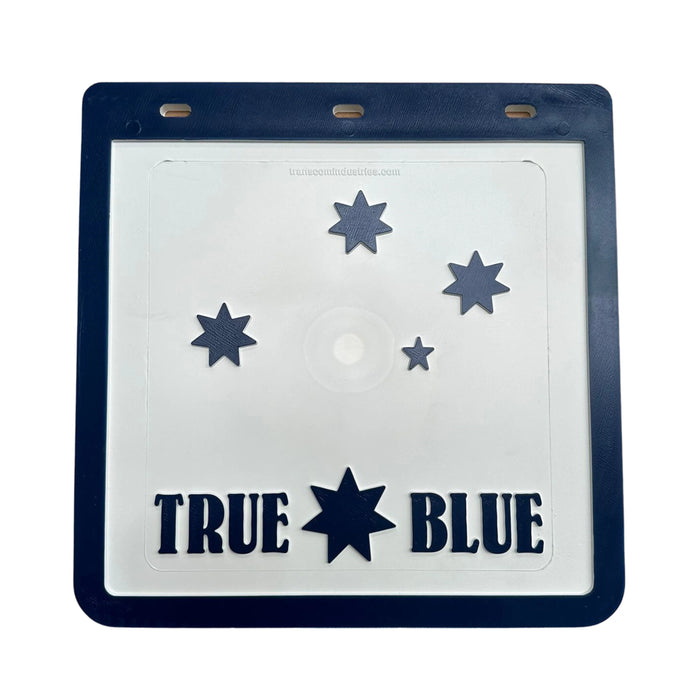 MUDFLAP 250MM X 230MM TRUE BLUE