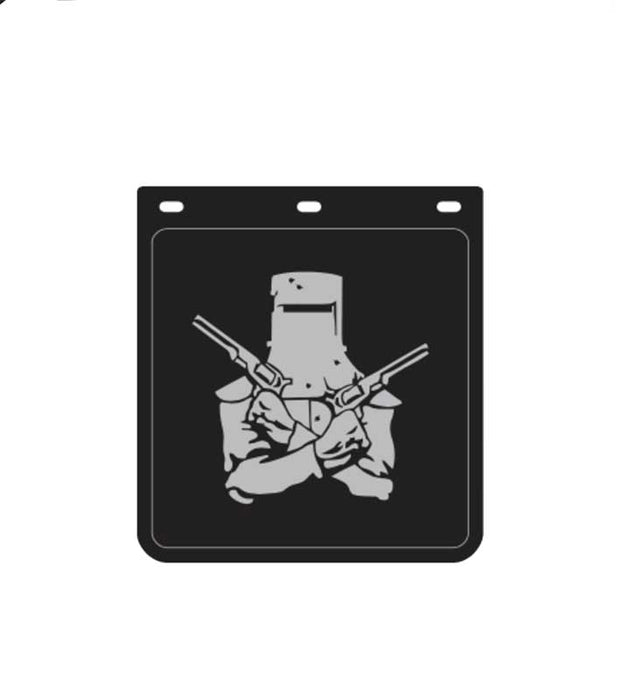 MUDFLAP 280MM X 280MM NED KELLY EACH