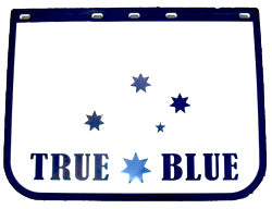 MUDFLAP 280MM X 280MM TRUE BLUE