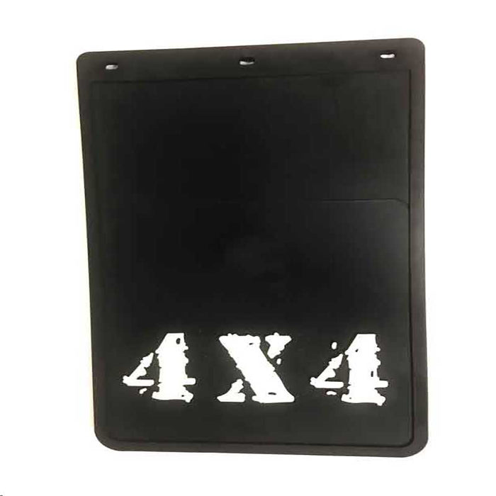 MUDFLAP BLACK 4WD 11IN DROP X 12IN WIDE