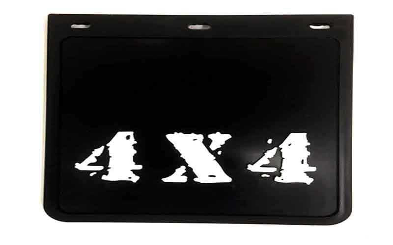 MUDFLAP 14IN LONG  X 12IN WIDE 4X4 LOGO