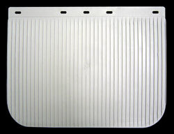 MUDFLAP WHITE ANTISPRAY RIBS 18IN X 24IN