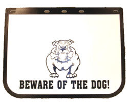 MUDFLAP 455MM X 610MM BEWARE OF THE DOG
