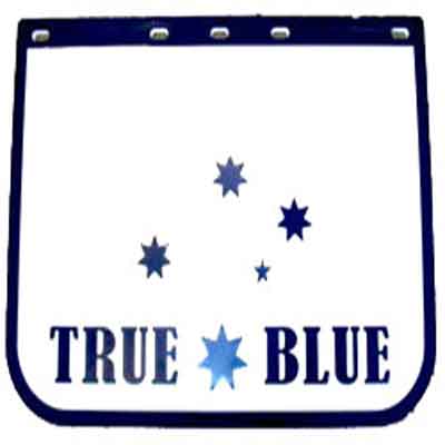 MUDFLAP 610MM X 610MM TRUE BLUE