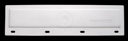 MUDFLAP WHITE 6IN DROP X 24IN WIDE