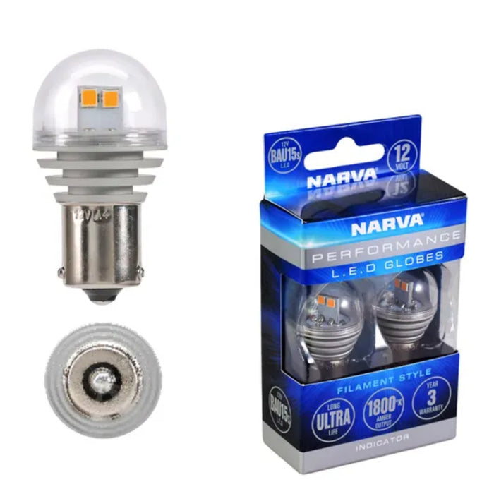 12V BAU15S LED INDICATOR GLOBES X 2