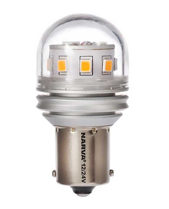 12/24V BA15s P21W LED GLOBES X2