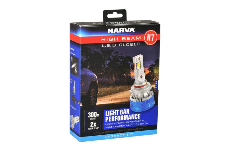 LED REPLACEMENT GLOBE H7 12/24 TWIN PACK