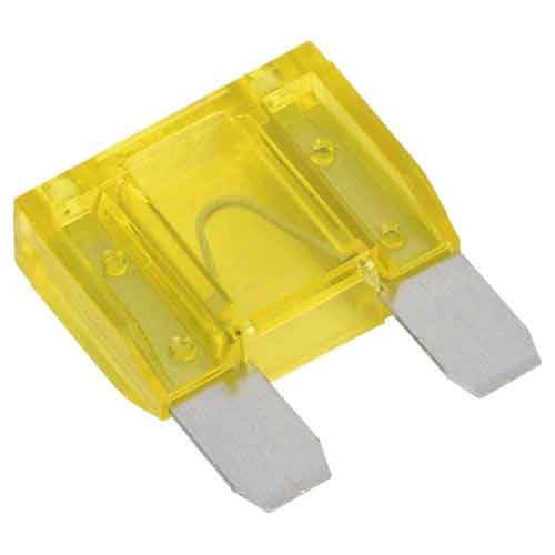 20AMP YELLOW MAXI BLADE FUSE X1
