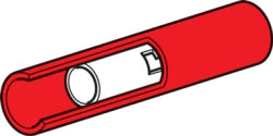 BUTT JOINER TERMINAL PACK RED 2.5MM-3MM