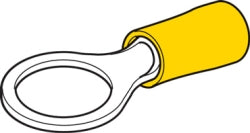 RING TERMINAL PACK YELLOW 13MM