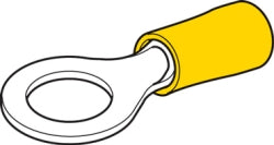RING TERMINAL PACK YELLOW 9.5MM 100 PACK