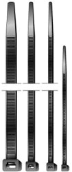 CABLE TIES BLACK 14.5IN X 100 PC HD