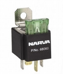 RELAY 30A FUSED 4 PIN 12V