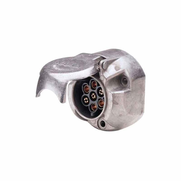 7 PIN LARGE METAL TRAILER SOCKET