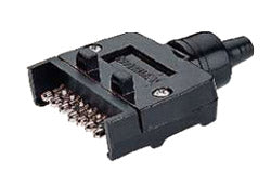 7 PIN FLAT 'QUICKFIT' TRAILER PLUG