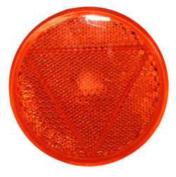 REFLECTOR BOLT ON AMBER