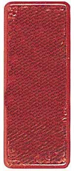 REFLECTOR ADHESIVE 70MM X 28MM RED
