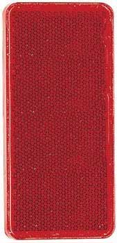 REFLECTOR ADHESIVE 105 X 55MM RED
