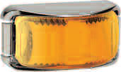 NARVA LED FRONT MARKER AMBER CHROME
