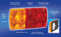 NARVA LED COMBINATION LAMP 12V 2 PC