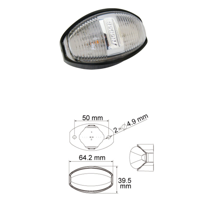 LUCIDITY SIDE INDICATOR W 2.5M CABLE