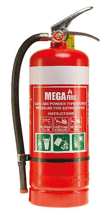 FIRE EXTINGUISHER DRY CHEMICAL 4.5KG ABE
