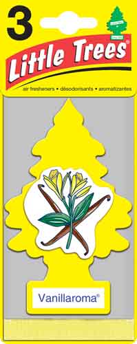 LITTLE TREE VANILLA SCENT PACK OF 3