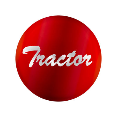 TRACTOR AIR VALVE KNOB STICKER RED