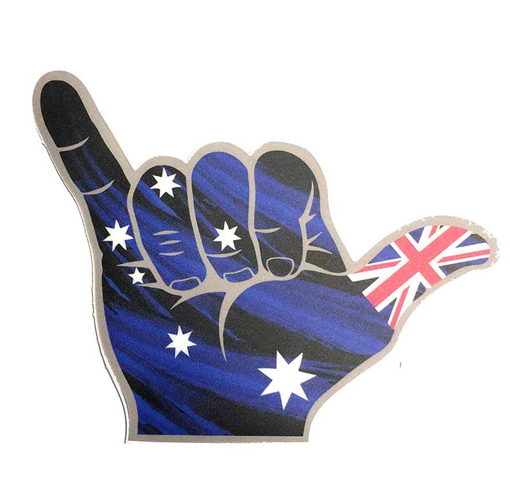 GNARLY SHAKA HAND DECAL R/H AUSTRALIA