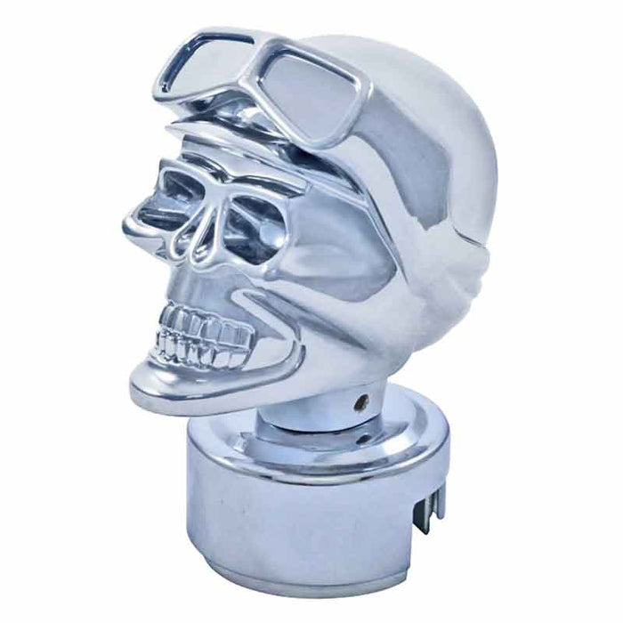 CHROME GEAR SHIFT SKULL BIKER